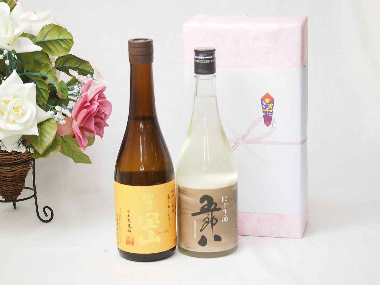 贈り物ギフト五郎八にごり酒720mlセット 西酒造 富乃宝山 芋(宮崎県)720ml