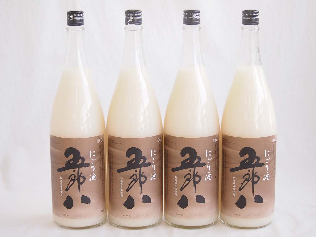 【最大2000円オフクーポン27日9:59迄】にごり酒 五郎八 菊水酒造 新潟県 1800ml 4