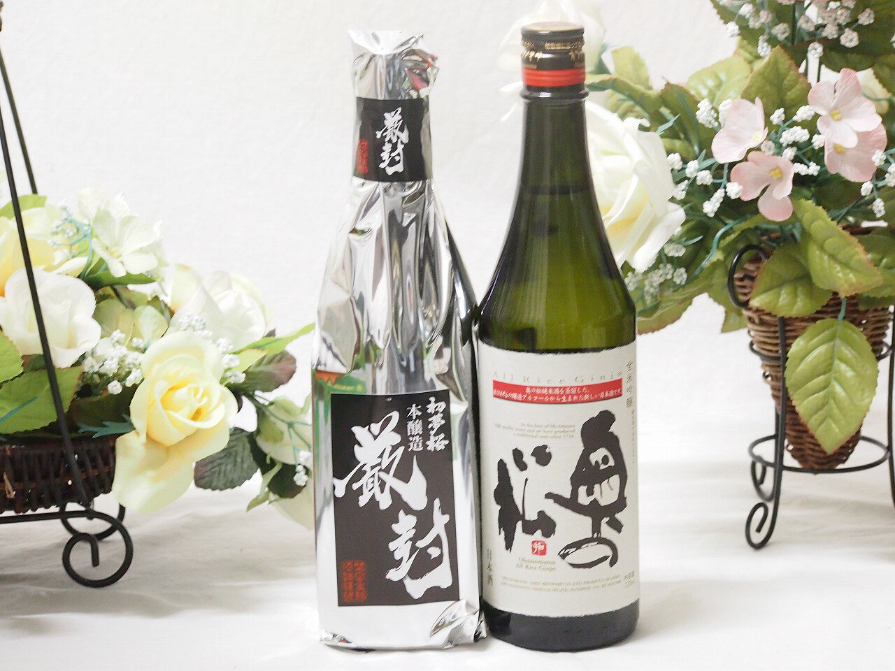 愛知金鯱と厳選日本酒2本セット(金鯱初夢桜 厳封本醸造 奥の松純米吟醸) 720ml×2本