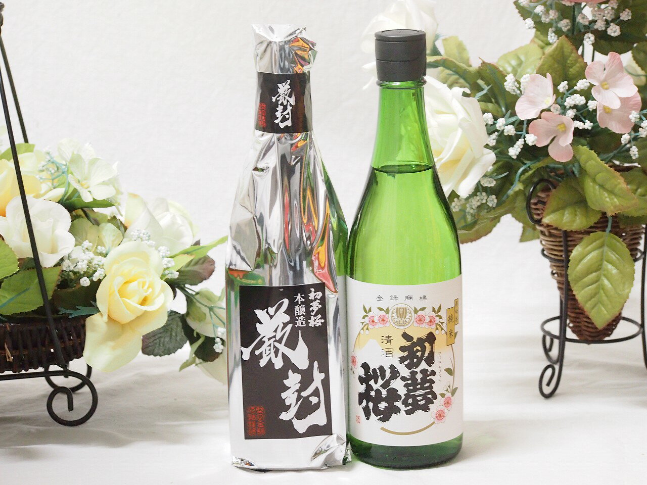 愛知金鯱と厳選日本酒2本セット(金鯱初夢桜 厳封本醸造 金鯱初夢桜夢吟香純米) 720ml×2本