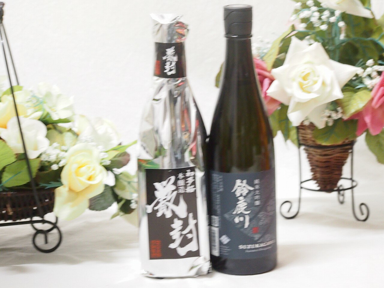 愛知金鯱と厳選日本酒2本セット(金鯱初夢桜 厳封本醸造 鈴鹿川純米大吟醸) 720ml×2本