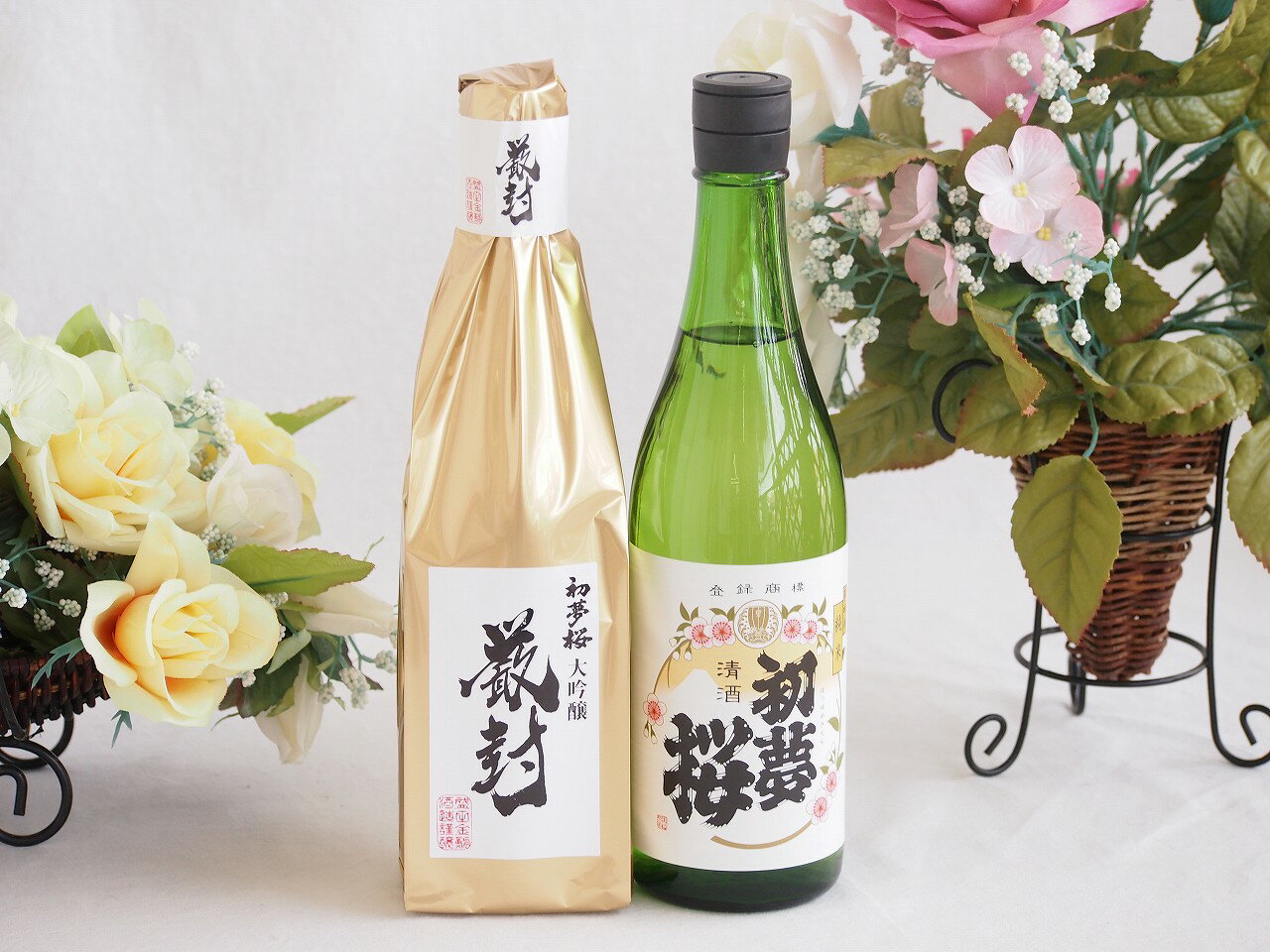 贅沢な日本酒2本セット(金鯱初夢桜 純米(愛知) 金鯱初夢桜 厳封大吟醸(愛知)) 720ml×2本