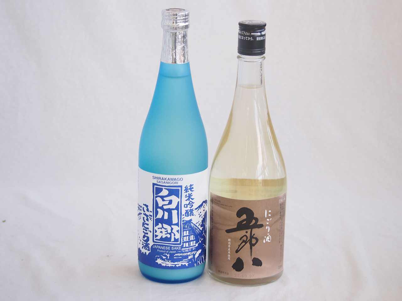 至福のにごり酒 2本セット（菊水五郎八（新潟） 三輪酒造白川郷純米吟醸（岐阜）） 720ml×2本