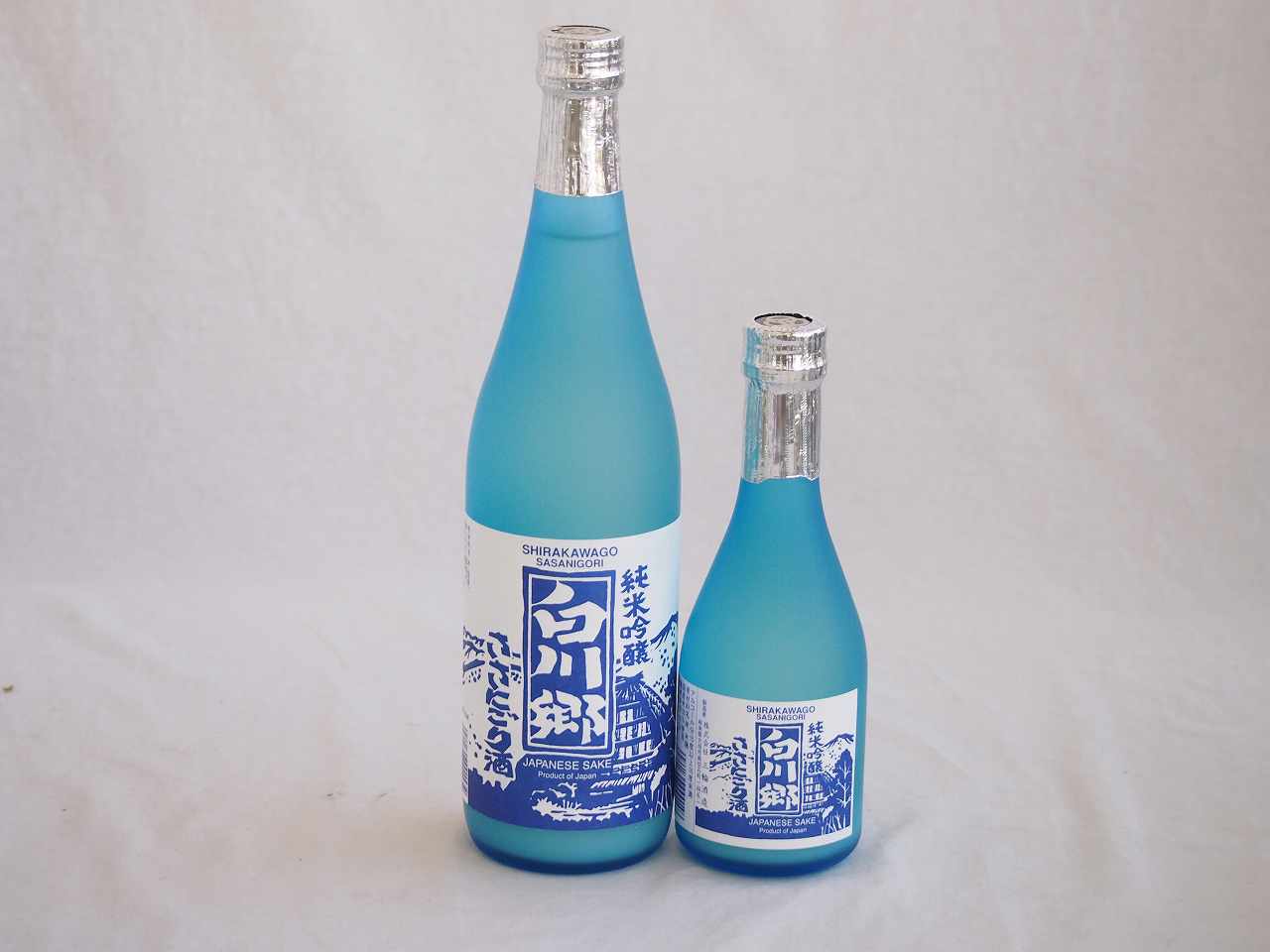 ファミリーにごり酒 2本セット（三輪酒造白川郷純米吟醸（岐阜）） 720ml×1本 300ml×1本