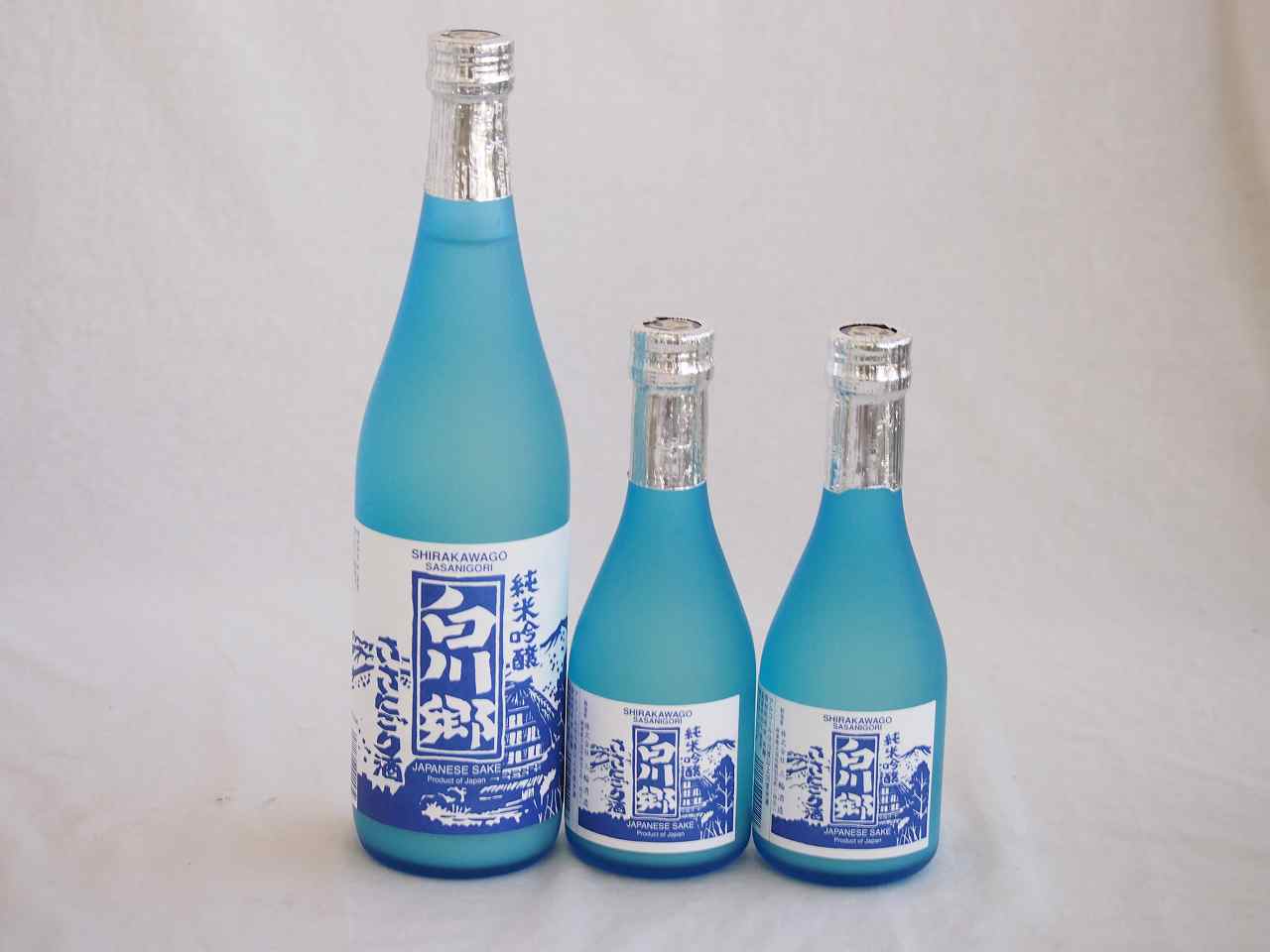 ファミリーにごり酒 3本セット（三輪酒造白川郷純米吟醸（岐阜）） 720ml×1本 300ml×2本