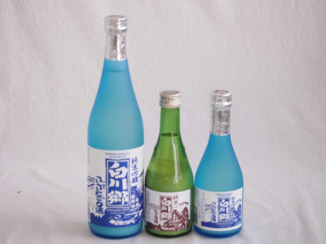 ファミリーにごり酒 3本セット（三輪酒造白川郷純米吟醸（岐阜） 三輪酒造白川郷純米（岐阜）） 720ml×1本 300ml×2本