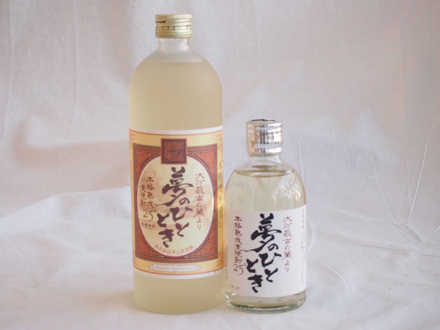 熟成麦焼酎2本セット 井上酒造 熟成麦焼酎 夢のひととき 25度 300ml 1本 720ml 1本 大分県 