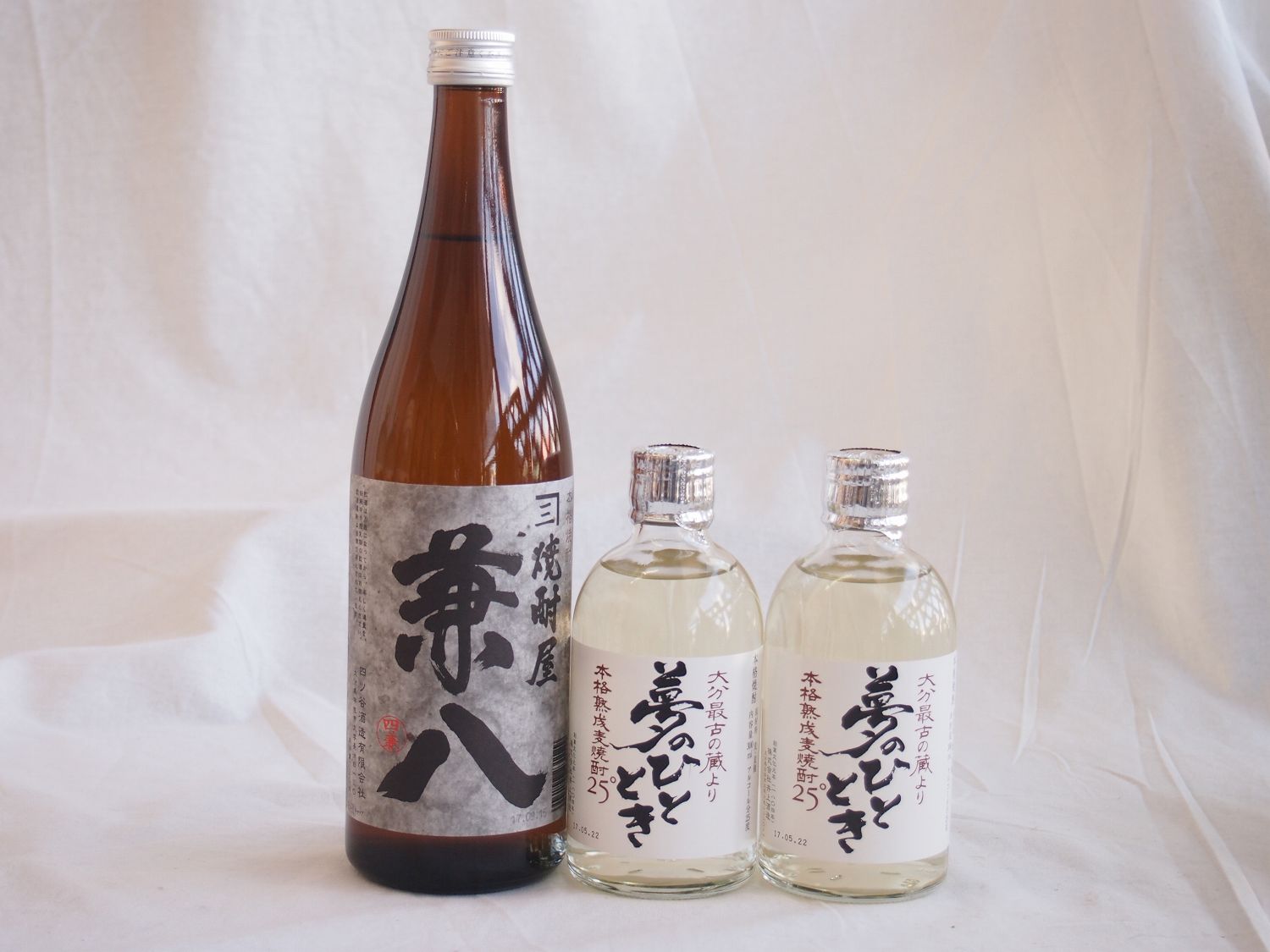 兼八 楽天スーパーセール/麦焼酎厳選3本セット 兼八720ml 熟成麦焼酎 夢のひととき300ml×2本(大分県)