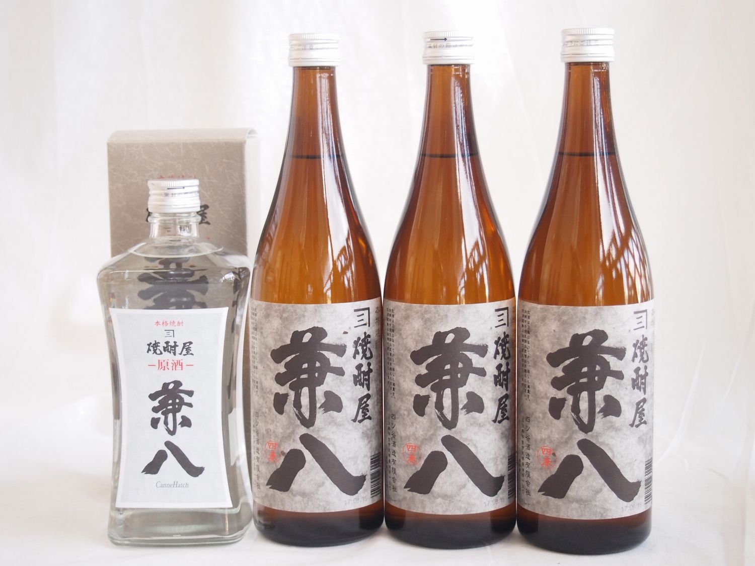 兼八 麦焼酎兼八4本セット 兼八25度×3本 兼八原酒42度×1本 720ml×4本(大分県)