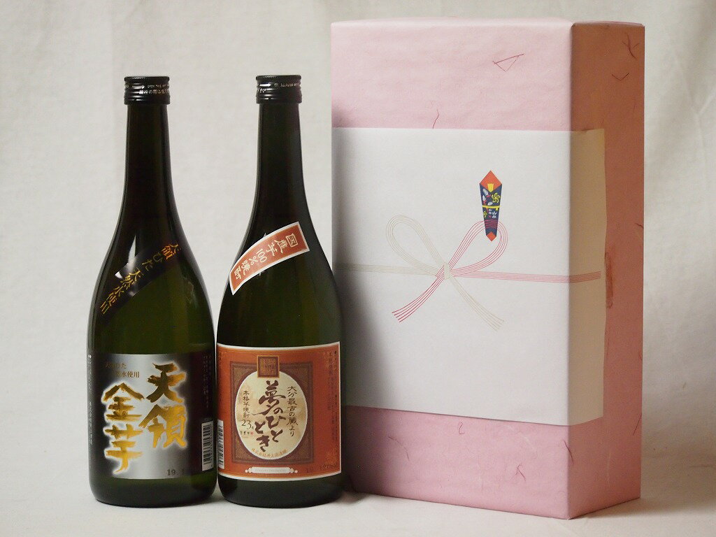【最大2000円オフクーポン29日1:59迄】プレミアムな贈り物セット 本格芋焼酎 夢のひととき 天領金芋 720ml×2