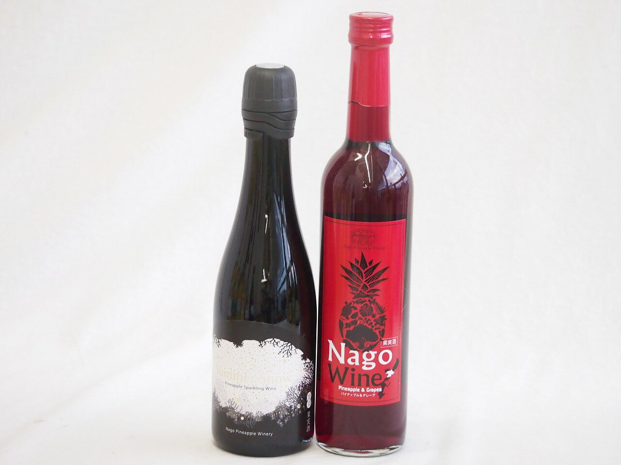 トロピカルな沖縄特集2本セット(サマースノーパイナップルスパークリング甘口(沖縄) パイナップル＆グ..