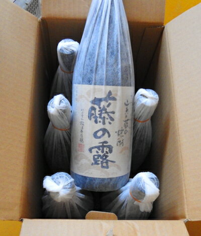 藤の露 麦焼酎25°(藤本本店) 1800ml