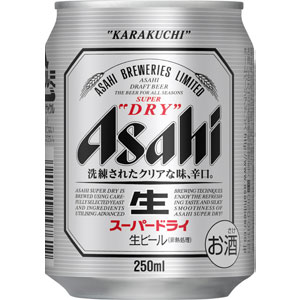 アサヒ スーパードライ 250ml×24缶(1ケース) アサヒ スーパードライ 250ml×24缶(1ケース)