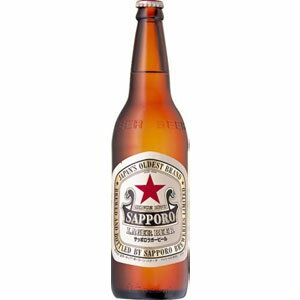 【サッポロ　ラガービール】…大びんサッポロビールの前身・開拓使麦酒醸造所から、創業翌年の明治10年（1877年）に発売された、現存する日本最古のビールブランド。ラベルの“赤星”が目印で、愛称ともなっています。熱処理ビールならではのしっかりとした厚みのある味わいで、根強い人気を集めています。これはお酒です。 【送料・在庫に関して】 ＊この商品は1ケースにつき1個分の送料が必要となります。＊他の商品を一緒に御注文された場合は、送料が複数口となります。●当店では、様々な形状や種類の商品を取り扱っており、お客様ごとに御注文の数量や組み合わせパターンが異なるため、すべての場合において自動で送料を計算するということができません。自動ショッピングカートならびに自動配信メールでは、常に送料1個分のみの表示となりますので、送料が複数口必要となる場合には、当店からの確認メールにて変更させていただきます。送料についてご不明な場合は、事前にお問い合わせください。*実店舗との在庫調整となりますので、タイミングにより在庫が確保できない場合もございますので、予めご了承くださいませ。在庫切れの場合は当店からの確認メールにてその旨ご連絡させていただきます。