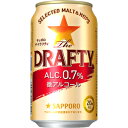 【The DRAFTY】ビール好きの「うまい！」を実現した、微アルコールビールテイストの登場です。アルコール度数0.7％で、カラダにもココロにも気兼ねなく、自分時間をより自由に楽しく過ごすためのビールテイスト飲料です。 【送料に関して】 ＊この商品は2個(2ケース)まで1個口分の送料。＊異なる形状や容量、その他の商品との組み合わせの場合は、場合により送料が複数口分必要となります。●当店では、様々な形状や種類の商品を取り扱っており、お客様ごとに御注文の数量や組み合わせパターンが異なるため、すべての場合において自動で送料を計算するということができません。自動ショッピングカートならびに自動配信メールでは、常に送料1個口分のみの表示となりますので、送料が複数口分必要となる場合には、当店からの確認メールにて変更させていただきます。送料についてご不明な場合は、事前にお問い合わせください。