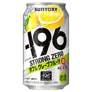 サントリー -196℃ ストロングゼロ ダブルグレープフルーツ 350ml×24缶(1ケース)