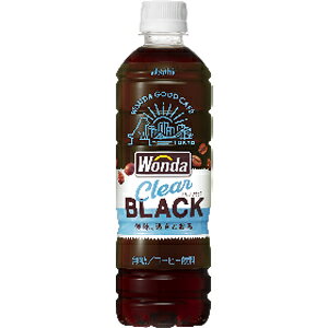 ★アウトレット品★【賞味期限：2026年3月】アサヒ飲料　ワンダ　クリアブラック　500ml　【バラ1本】