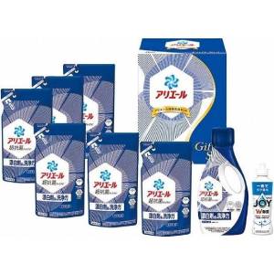 【内容】・アリエールジェル本体720g×1個・詰め替え用405g×6個・除菌ジョイコンパクト170ml×1個★お中元やお歳暮などギフトにおすすめです。 【送料に関して】＊この商品は6個まで1個口分の送料。＊異なる形状や容量、その他の商品との組み合わせの場合は、場合により送料が複数口分必要となります。●当店では、様々な形状や種類の商品を取り扱っており、お客様ごとに御注文の数量や組み合わせパターンが異なるため、すべての場合において自動で送料を計算するということができません。自動ショッピングカートならびに自動配信メールでは、常に送料1個口分のみの表示となりますので、送料が複数口分必要となる場合には、当店からの確認メールにて変更させていただきます。送料についてご不明な場合は、事前にお問い合わせください。
