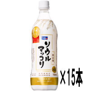 ソウルマッコリ　750ml×15本(1ケース)　ペットボトル