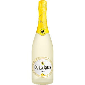 【CAFE DE PARIS レモン】ほんのり、爽やか、初恋気分。爽やかな甘酸っぱさは初恋を思い出してくれそう。恋バナはずむ女子会に華を添えます。レモンの清々しい香りと軽やかな泡がフレッシュにはじけます。 ●よりどり12本で送料無料●の表記に関するご注意・一配送先につき、同表記のある商品よりどり12本単位で送料無料(北海道・沖縄・離島は別途メールにて追加送料をご案内)となります。・11本までは送料1口個分必要。・12本単位で送料無料となるため、一配送先に13本ご注文いただいた場合は梱包が2個口となり、1個口分は送料が必要となります。・同表記のない他商品を同時にご注文された場合は、その分に関しては通常通りの送料が必要です。・「送料無料」とは、通常常温便に適応のため、クール便ご希望の場合は通常常温便との差額が必要です。事前にお問合せください。＊ギフトとしてご利用の場合は、別途ワイン用ギフトボックス・簡易タイプ代1本用100円(税別)・2本用200円(税別)が必要です。＊当店では、様々な形状や種類の商品を取り扱っており、お客様ごとにご注文数や組み合わせパターンが異なるため、全ての場合において自動で送料を計算するということができません。自動ショッピングカートならびに自動配信メールでは、常に送料1個口分のみの表示となります。送料やギフトボックスなど金額変更がある場合には、当店からの確認メール送信時に金額変更させていただきます。これはお酒です。