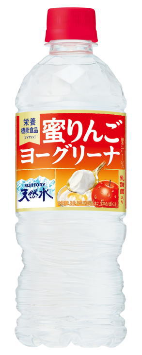 ［飲料］バラ売り★ケース破損品（中身に問題はありません）48本まで1梱包★1本単位でご注文ください★サントリー　◆蜜りんごヨーグリーナ◆　540mlPET　1本　（500・550）（冷凍兼用商品）（南アルプス　サントリー天然水）SUNTORY