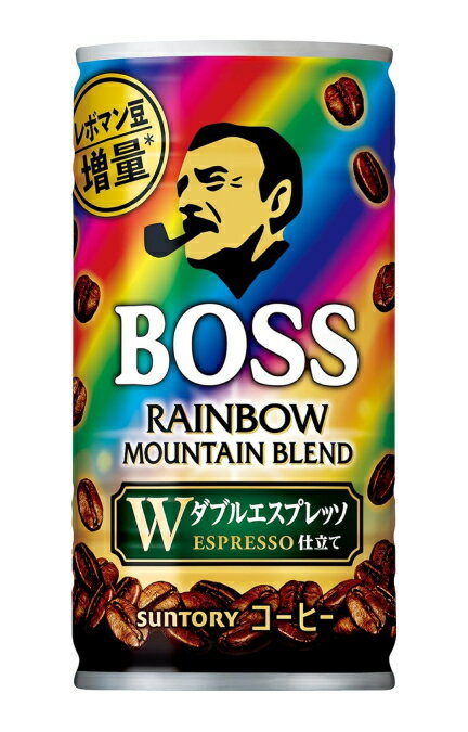 ［飲料］3ケースまで同梱可 サントリー ボス レインボーマウンテンブレンド 185g缶 1ケース30本入り 30本セット 185ml・190 缶コーヒー BOSS SUNTORY