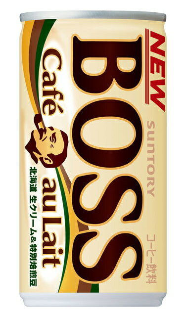 ［飲料］3ケースまで同梱可★サントリー　ボス　カフェオレ　185g　1ケース30本入り　（30本セット）（185ml・190）（BOSS）SUNTORY