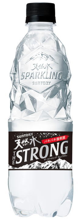 ［飲料］2ケースまで同梱可★サントリー　THE　STRONG　天然水スパークリング　510mlPET　1ケース24本入り　（500）（…