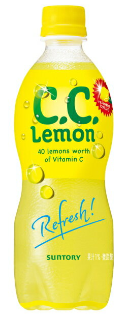 &nbsp;栄養成分(100mlあたり) &nbsp;エネルギー &nbsp;40kcal &nbsp;パントテン酸 &nbsp;0.1～1.4mg &nbsp;たんぱく質 &nbsp;0g &nbsp;カリウム &nbsp;10mg未満 &nbsp;脂質 &nbsp;0g &nbsp;リン &nbsp;1mg未満 &nbsp;炭水化物 &nbsp;10.0g &nbsp;ビタミンB6 &nbsp;0.3mg &nbsp;食塩相当量 &nbsp;0.05g &nbsp;ビタミンC &nbsp;160mg &nbsp;原材料 糖類（果糖ぶどう糖液糖（国内製造）、砂糖）、レモン果汁／炭酸、香料、ビタミンC、酸味料、ベニバナ色素、パントテン酸カルシウム、ビタミンB6、カロチン色素サントリー　C．C．レモン レモンらしいすっきりとした甘酸っぱさと、後口に広がるレモンの香りで、よりレモンらしさを感じられる味わいに仕上げました。 商品ラベルは予告なく変更することがございます。ご了承下さい。