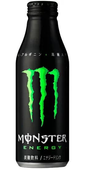 ［飲料］2ケースまで同梱可★モンスターエナジー　500mlボトル缶　1ケース24本入り　（MONSTER）（エナジードリンク）アサヒ飲料