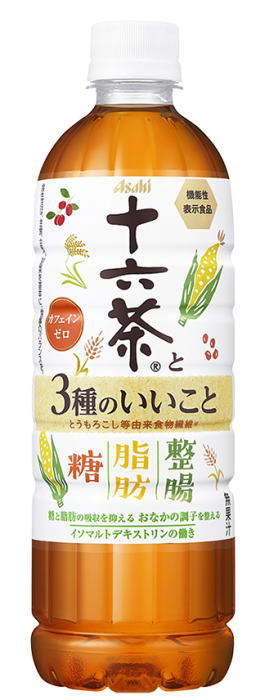 ［飲料］2ケースまで同梱可★アサヒ　十六茶と3種のいいこと　630mlPET　1ケース24本入り　（24本セット）（機能性表示食品）（糖・脂肪・整腸）（16茶・お茶・ブレンド茶）（500・600）アサヒ飲料