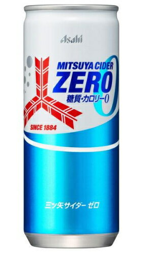 ［飲料］4ケースまで同梱可★アサヒ　三ツ矢サイダー　【ZERO】　250ml缶　1ケース20本入り　（20本セッ..