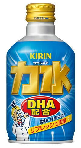 ［飲料］3ケースまで同梱可★キリン　力水　300mlボトル缶　1ケース24本入り　（250・280）（DHA配合）（リフレッシュ炭酸）（ちからみ..