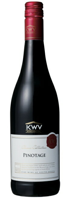 楽天リカー問屋マキノ［ワイン］24本まで同梱可★KWV　クラシック　ピノタージュ　赤　750ml　1本　（南アフリカ）（ケイ・ダブリュー・ヴィ）（クラシック・コレクション）【お取り寄せ】