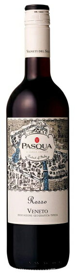 ［ワイン］24本まで同梱可★パスクア　ロッソ・ヴェネト　赤　750ml　1本　（イタリア）（パスクァ）（Pasqua）