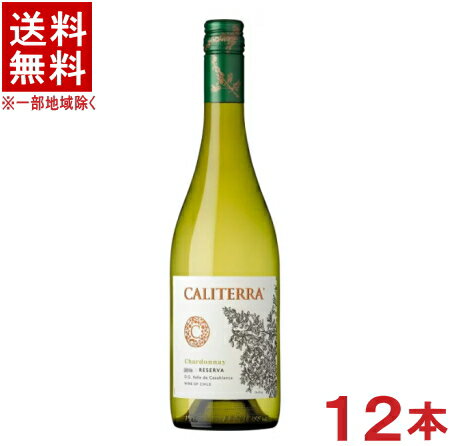 ［ワイン］★送料無料★※12本セット　カリテラ・レセルヴァ・シャルドネ　白　750ml　12本　（1ケース12本入り）（チリ）（辛口）（CALITERRA）（スクリューキャップ）