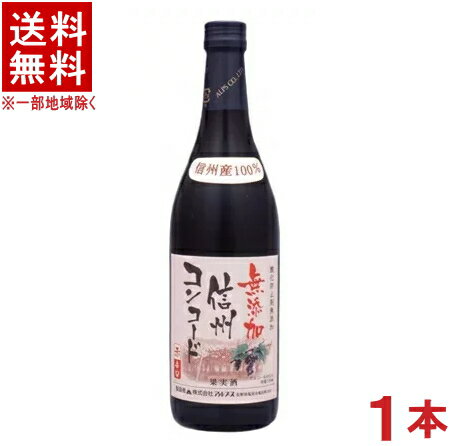 &nbsp;容量 　720ml &nbsp;アルコール分 　12％&nbsp; &nbsp;色・味 　赤・やや辛口 &nbsp;原産国 　日本 ※こちらは箱無し商品です。 　箱無し商品の場合は、違う商品の箱や段ボール箱に 　入れて簡易包装でお届けいたします。 　ご了承をお願い申し上げます。※中国、四国、九州、北海道は別途送料発生地域です※ 信州無添加ワイン　信州コンコード　辛口 720ml 信州産コンコード種使用。香り高く飲みやすいやや辛口の赤です。 年式は随時変更となります。 商品ラベルは予告なく変更することがございます。ご了承下さい。 ※送料が発生する都道府県がございます※ ※必ず下記の送料表を一度ご確認ください※ ●こちらの商品は、送料込み※にてお送りいたします！ （地域により別途送料が発生いたします。下記表より必ずご確認ください。） &nbsp;【送料込み】地域について ・※印の地域は、送料込みです。 ・※印の地域以外は別途送料が発生いたしますので、ご了承下さい。 地域名称 県名 送料 九州 熊本県　宮崎県　鹿児島県 福岡県　佐賀県　長崎県　大分県 450円 四国 徳島県　香川県　愛媛県　高知県 　 250円 中国 鳥取県　島根県　岡山県　広島県　 山口県 250円 関西 滋賀県　京都府　大阪府　兵庫県　 奈良県　和歌山県 ※ 北陸 富山県　石川県　福井県　 　 ※ 東海 岐阜県　静岡県　愛知県　三重県 　 ※ 信越 新潟県　長野県 　 ※ 関東 千葉県　茨城県　埼玉県　東京都 栃木県　群馬県　神奈川県　山梨県 ※ 東北 宮城県　山形県　福島県　青森県　 岩手県　秋田県 ※ 北海道 北海道 　 450円 その他 沖縄県　離島　他 当店まで お問い合わせ下さい。 ※送料が発生する都道府県がございます※ ※必ず上記の送料表を一度ご確認ください※