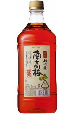 ［リキュール］12本まで同梱可★サントリー梅酒　特選　紀州産　南高梅　1．8LPET　1本　（1800ml）（うめ・ウメ）（…