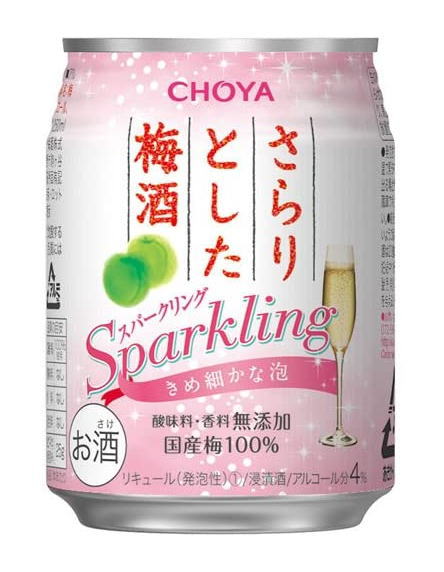 ［梅酒］4ケースまで同梱可★チョーヤ　さらりとした梅酒　250缶　1ケース24本入り　（スパークリング）（梅酒ソーダ）（250ml）（CHOYA）