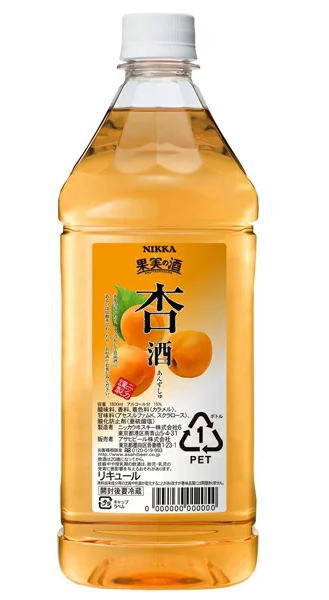 ［リキュール］12本まで同梱可★アサヒ　果実の酒　杏酒　1．8LPET　1本　（1800ml）（NI