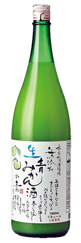［リキュール］9本まで同梱可★松浦　無添加　生青みかん酒の素　1．8L瓶　1本　（1800ml）（3倍希釈タ..