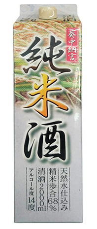 ［清酒・日本酒］12本まで同梱可★葵中納言　純米酒　2Lパック　1本　(2000ml・1．8・1800)（2リットル）（メイリ・め…