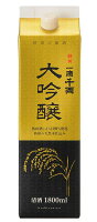 [清酒・日本酒]12本まで同梱可★一滴千両　大吟醸　1800mlパック　1本　(1800ml)合同酒精