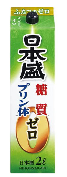 ［清酒・日本酒］2ケースまで同梱可★日本盛　糖質ゼロプリン体ゼロ　2Lパック　1ケース6本入り　（2000ml）（2リットル）（1800）（サケパック）