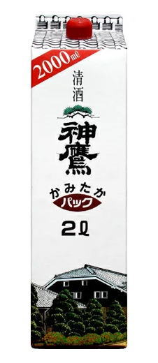 江井ヶ嶋 ［清酒・日本酒］12本まで同梱可★神鷹　2Lパック　1本　（2000ml）（2リットル）（1800）江井ヶ嶋酒造