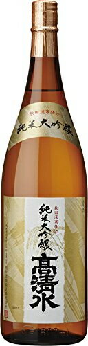 ［清酒・日本酒］9本まで同梱可★高清水 純米大吟醸 1．8L 1本 1800ml 秋田酒類 【お取り寄せ】