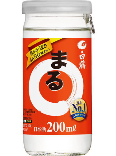 ［清酒・日本酒］2ケースまで同梱可★白鶴サケカップまる　200ml　1ケース30本入り　（30本セット）（ワンカップ、まるカップ・CUP・カップ型）のサムネイル