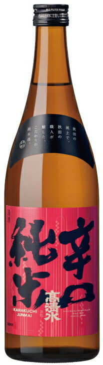 ［清酒・日本酒］24本まで同梱可★高清水　辛口　純米　720ml瓶　1本　秋田酒類製造（株）【お取り寄せ】