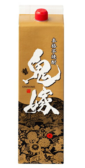 ［芋焼酎］12本まで同梱可★25度　鬼嫁（芋）　1．8Lパック　1本　（1800ml）（2000）（本格芋焼酎）（鹿児島）岩川醸造のサムネイル