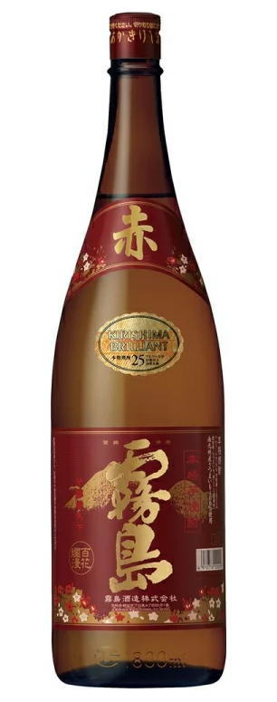 赤霧島 ［芋焼酎］9本まで同梱可★25度　赤霧島　1．8L瓶　1本　（1800ml）霧島酒造の90余年の永きに渡る伝統の味！